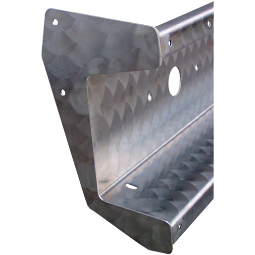 null Brushed stainless steel bumper type "MENCI" 300