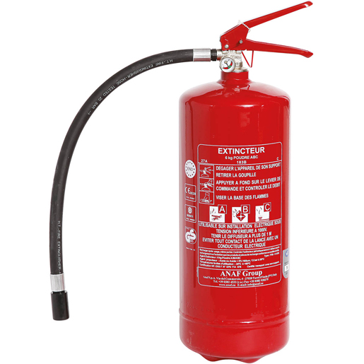 Extincteur a poudre nf en3