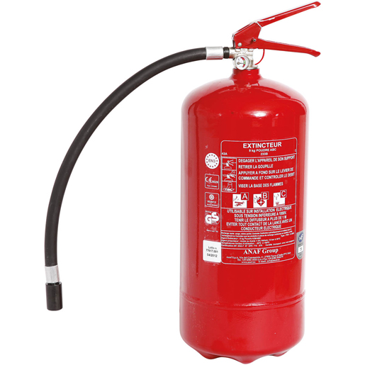 EXTINCTEUR A POUDRE HOMOL FR KG 9 NF EN3