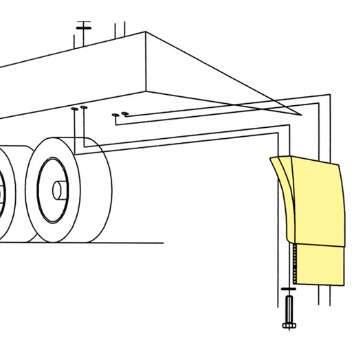 Utilisation de BANDE LATERALE LONGUEUR 4 M 500