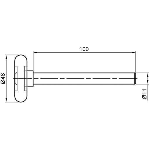 Detail von RAD D.46 ZN FÜR HINTERE TÜREN 300
