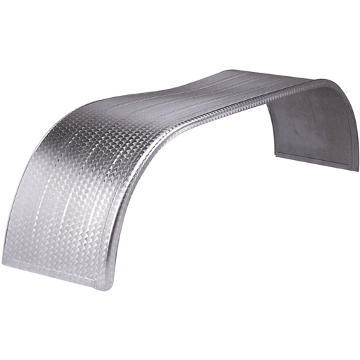 Détail de Garde-boue INOX bouchonné et bord en caoutchouc 2 et 3 essieux 300