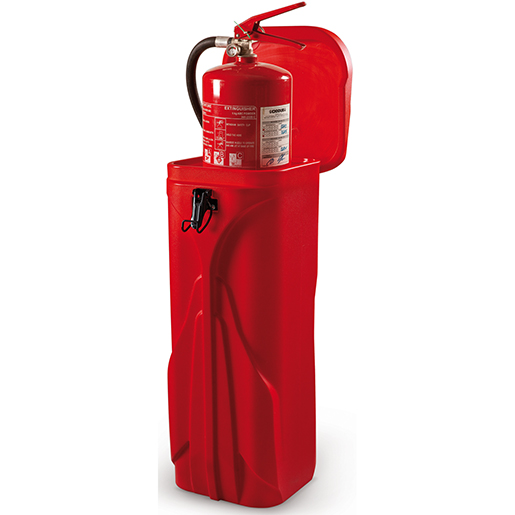 Detail von Horizontaler Feuerlöscherhalter Rocket 6 300