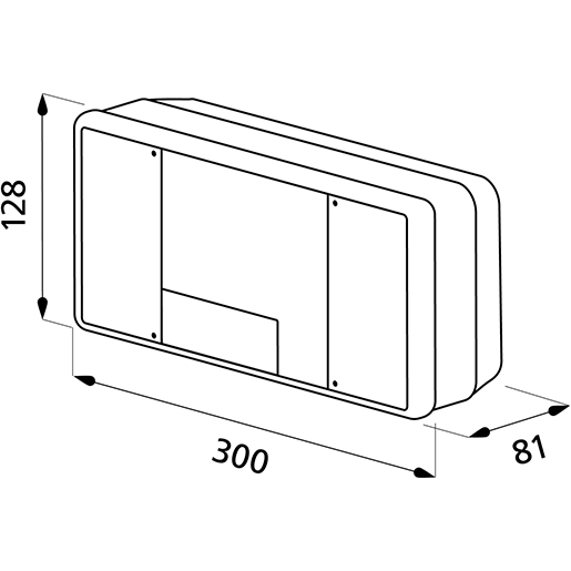 Dibujo técnico de Fanaleria particular 100