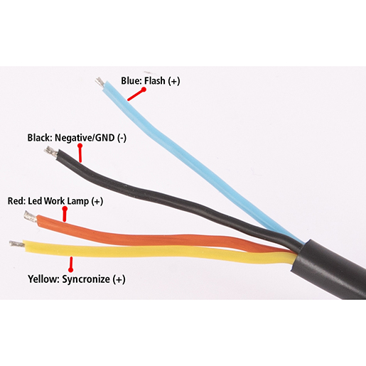 Détail de Projecteur de travail LED 3780 lm avec gyrophare stroboscopique orange 1000 lm 315