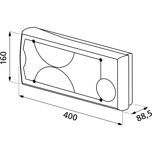 Dibujo técnico de Luz trasera MERCEDES SPRINTER (desde 2007) 100