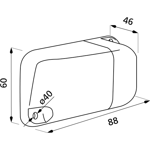 Dibujo técnico de Flechas laterales para EUROTECH 100