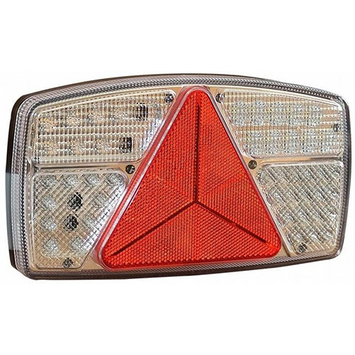 Piloto trasero 53 LED Blanco-Rojo