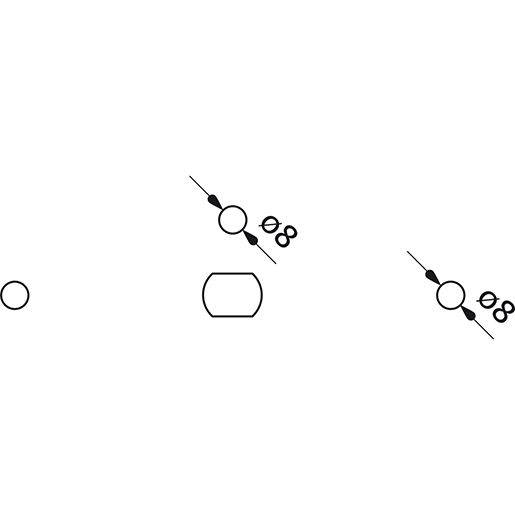 Dessin technique de FEUX AR GAUCHE MAN MERCEDES UNIVERSEL 105