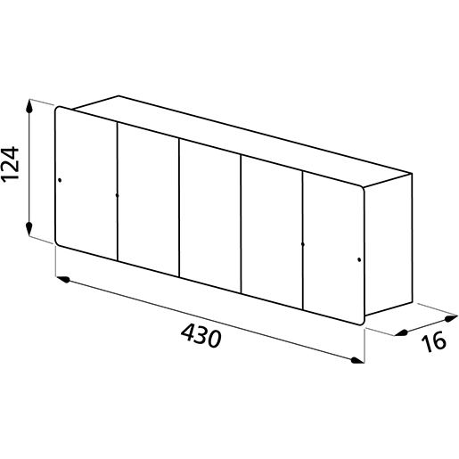 Dibujo técnico de Luz trasera VOLVO 100