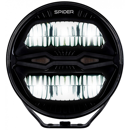 Dettaglio di Faro LED rotondo con luce di posizione + stroboscopica X-SPIDER NINJA 305