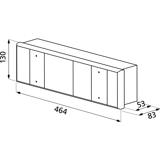 Dibujo técnico de Luz trasera DAF 100