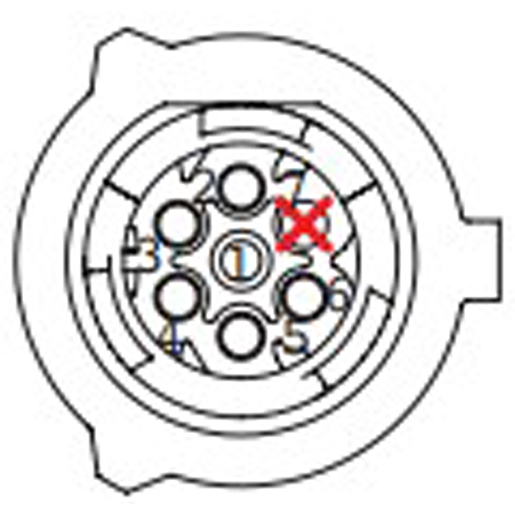 Dibujo técnico de Piloto VOLVO/SCANIA 100