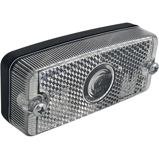 Detalle de Piloto lateral universal blanco con catadióptrico 305