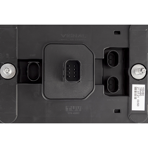 Detail von Rücklicht LC8 IVECO mit hinterer linker Befestigung 300