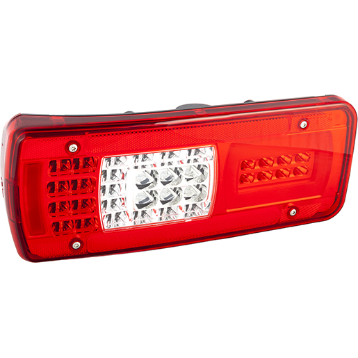 Feu LED LC11 IVECO fixation latérale avec éclairage de plaque gauche