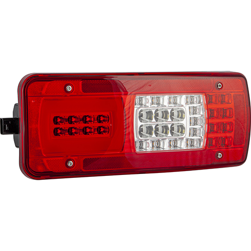 Feu LED LC11 IVECO avec fixation latérale et avertisseur droit