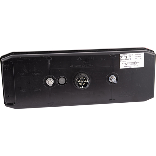 Detail von Rechtes LED-Rücklicht 24 V mit Dreieck ECOLED 3 300