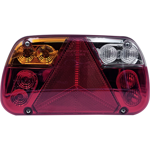 Piloto full led Optilux catadióptrico triangular conexión DIN