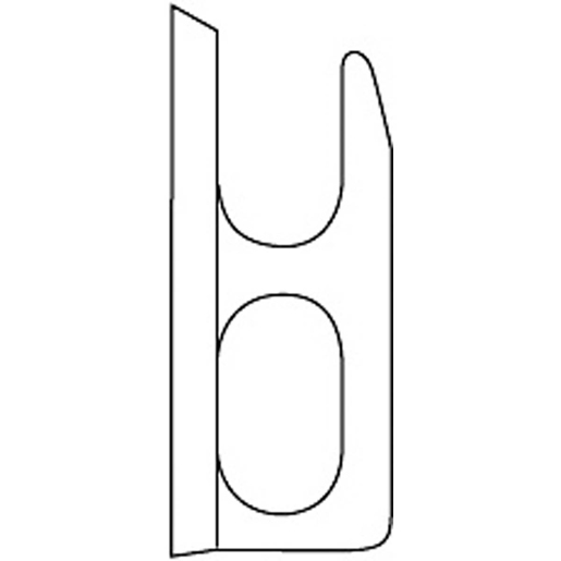 Technische Zeichnung von Kobra-Haken-gross 35mm A. 105