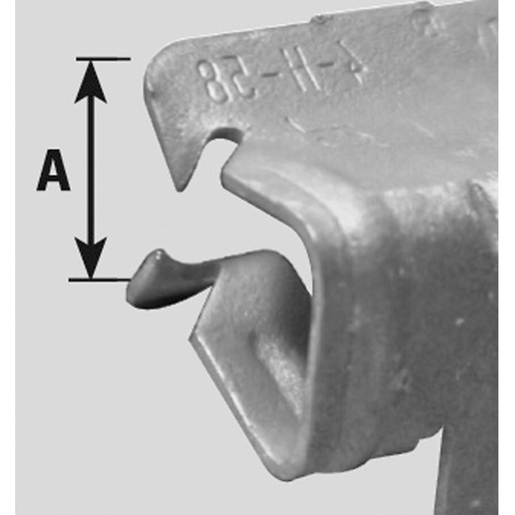 Détail de CLIPS BORD DE TOLE MM 3 8 4H24 300