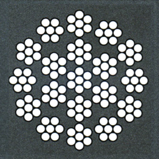 Disegno tecnico di Funi in acciaio per centinature 105