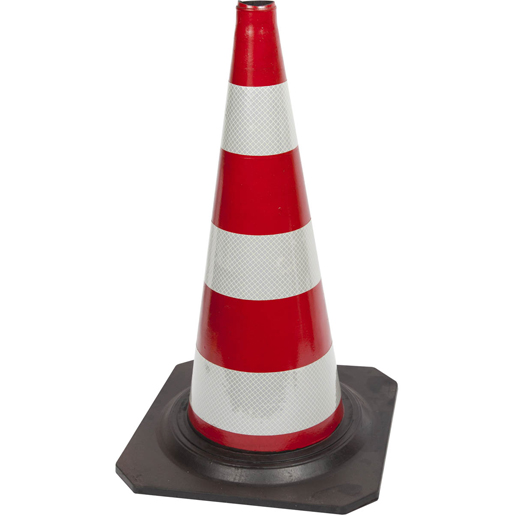 CONE BLANC ROUGE AVEC BASE NOIRE