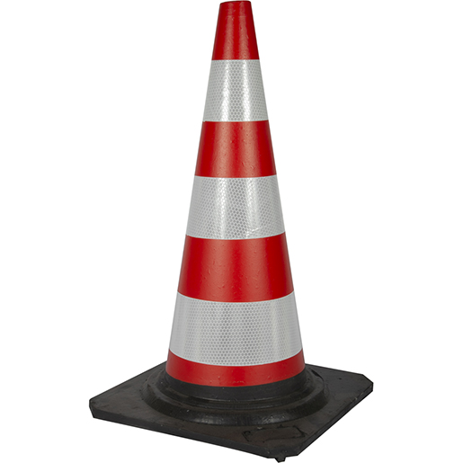CONE BLANC/ROUGE CL.1 HT 50CM