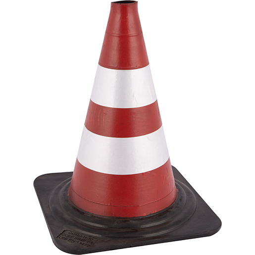 Coni segnaletici in gomma e PVC