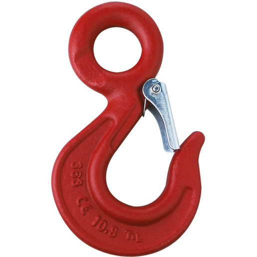 Crochet à oeil avec sécurité