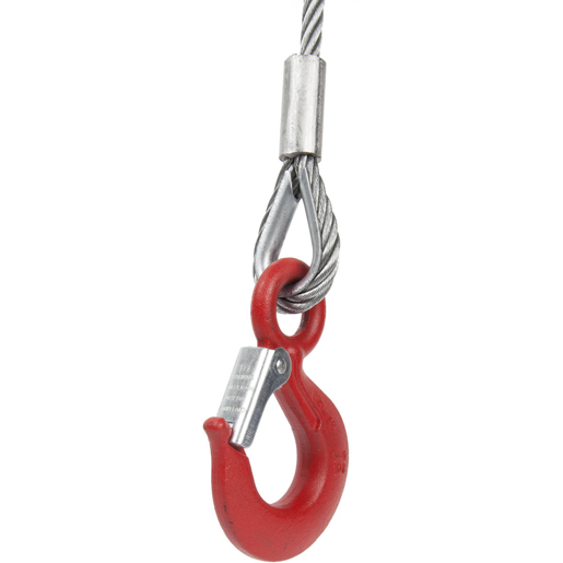Détail de ELINGUE EN CABLE ACIER 1 BRAS D.12  MT.1 300