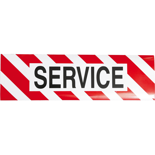 Panneau vehicule service