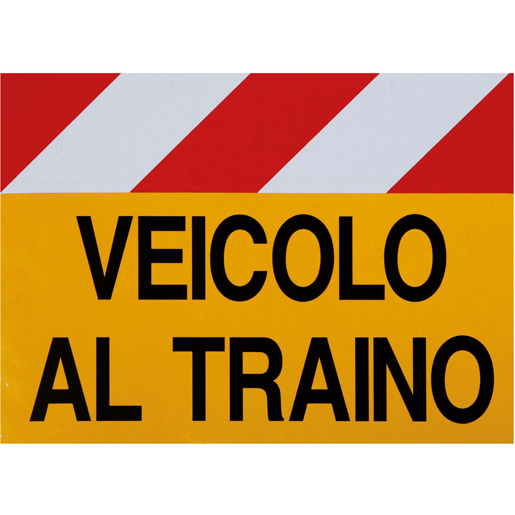 Pannello di segnalazione veicolo al traino