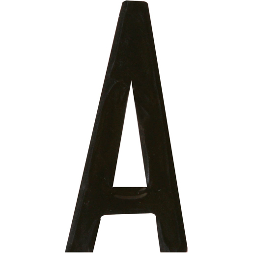 LETTRE A CARACTERE NOIR