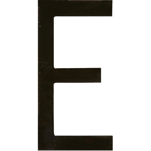 LETTRE E CARACTERE NOIR