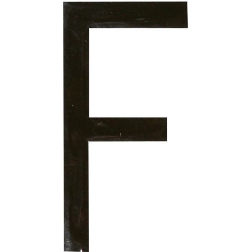 LETTRE F CARACTERE NOIR