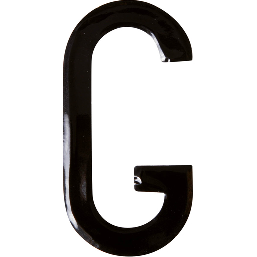 LETTRE G CARACTERE NOIR
