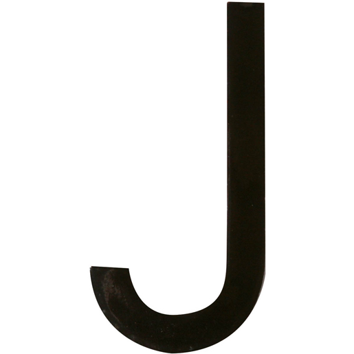 LETTRE J CARACTERE NOIR