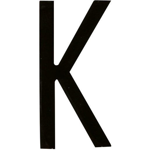 LETTRE K CARACTERE NOIR