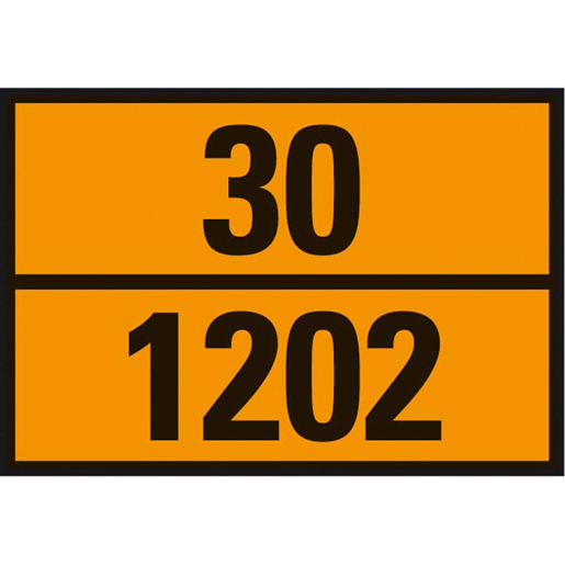 PLAQUE DANGER 1202 ACC