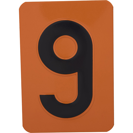 NUMERO 9 POUR PANNEAU ADR EN INOX