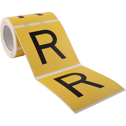 ETIQUETTE DECHETS ADESIV  -R-  250PCS