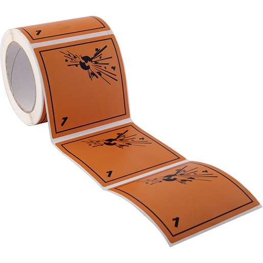 KENNZ.KLEBER ROLLE 1.1/2/3 100X100MM 25