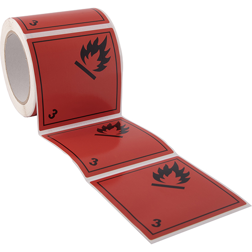 KENNZ.KLEBER ROLLE 3 100X100 MM 250 ST