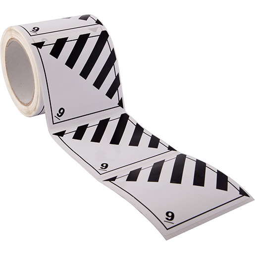 KENNZ.KLEBER ROLLE 9 100X100 MM 250 ST