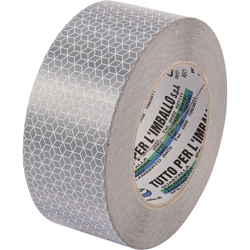 Weißes retroreflektierendes Band für starre Oberflächen 25 m ORAFOL