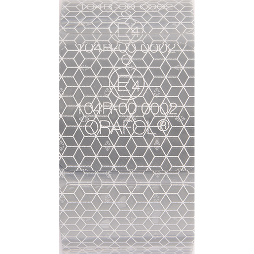 Detail von Weißes retroreflektierendes Band für Planenoberflächen 12,5 m 300