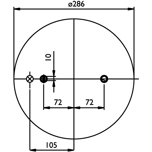 Disegno tecnico di Molla aria completa SABO SA520045C 100
