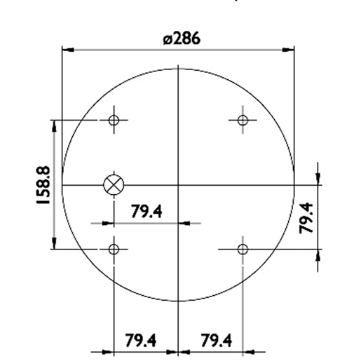 Disegno tecnico di Molla aria completa SABO SA520070C 100