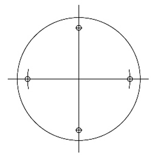 Technische Zeichnung von LUFTFEDER SABO - SAF 105